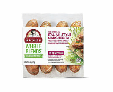 Aidells Whole Blends Chicken Sausage- Jalapeno Bacon/ Margherita
