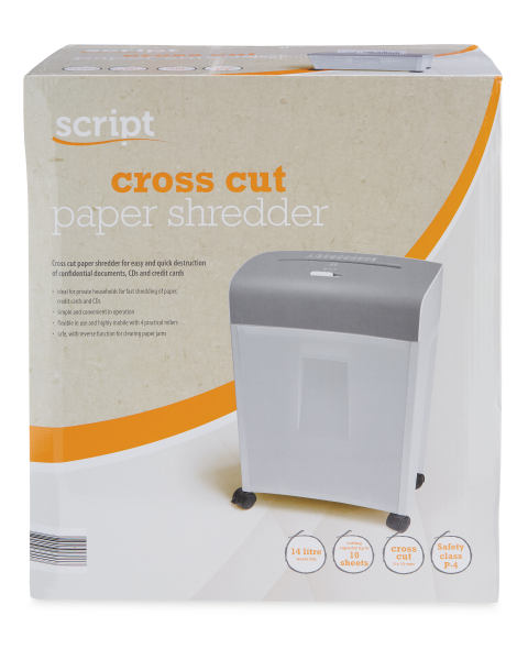 Cross Cut Paper Shredder