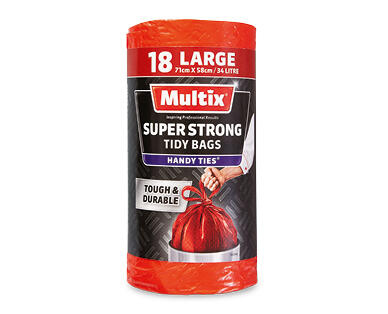 Super Strong Large Tidy Bags 18pk