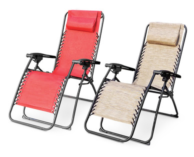 Gardenline Folding Recliner Chair