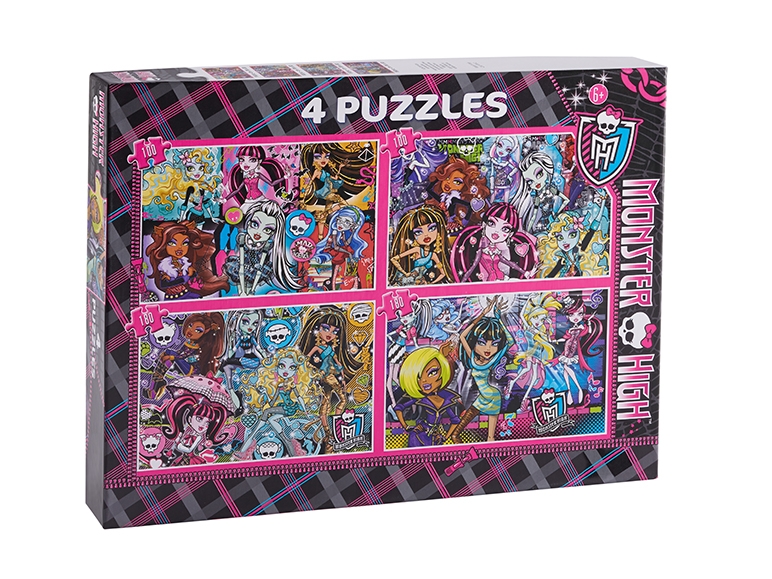 4 puzzles en 1