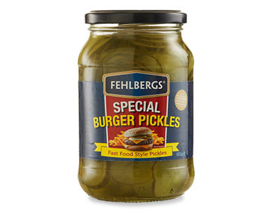 Fehlbergs Special Burger Pickles 490g