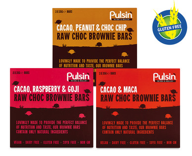 Pulsin' Raw Cacao Brownie Bars