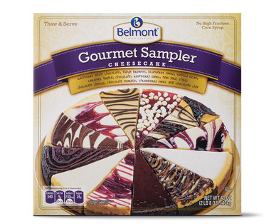 Belmont 12-Slice Variety Sampler Cheesecake