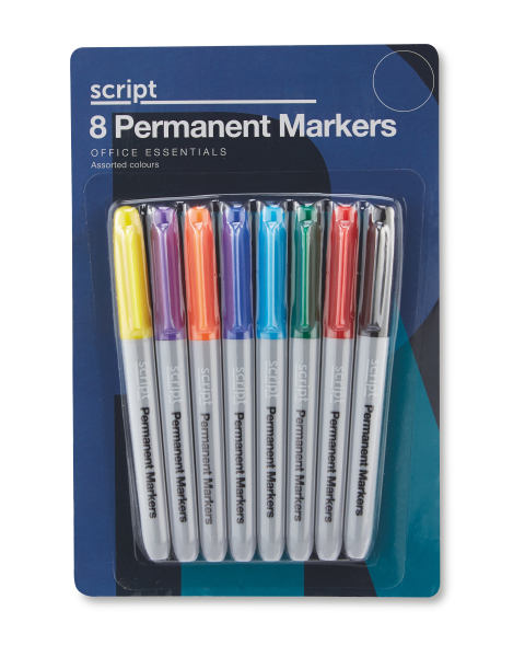 Coloured Markers 8 Pack
