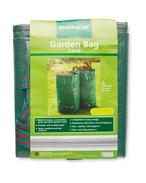 120 Litre Garden Bag 2-Pack