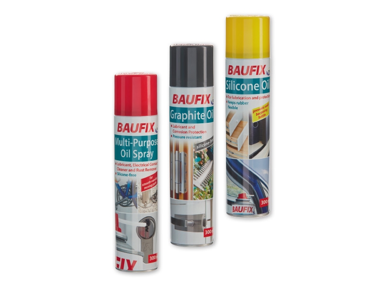 Baufix(R) Multipurpose Oil Spray/ Silicone Oil/Graphite Oil