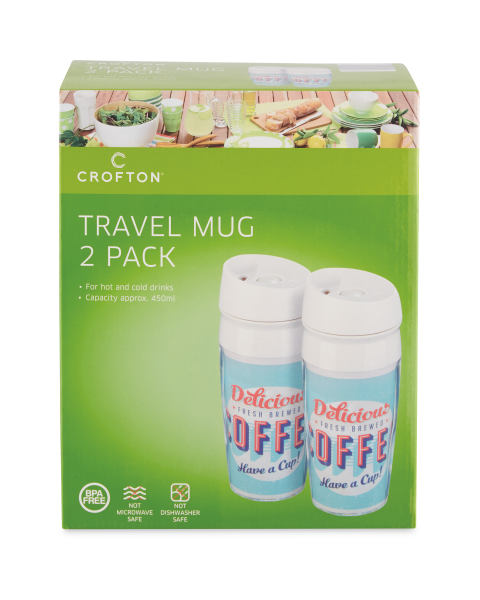 Coffee Travel Mug 2-Pack