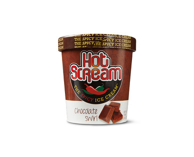 HotScream Chocolate Swirl or Strawberry Swirl Spicy Ice Cream