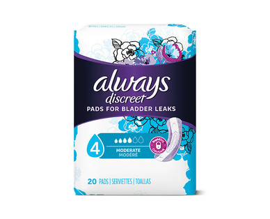 Always Discreet Liners and Pads