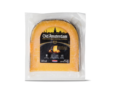 Jarlsberg or Old Amsterdam Cheese Wedges