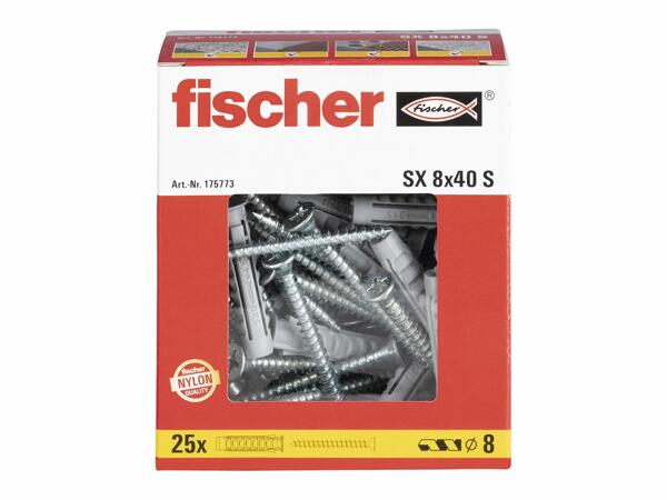 Fischer(R) Set de tacos / Set de tacos y tornillos