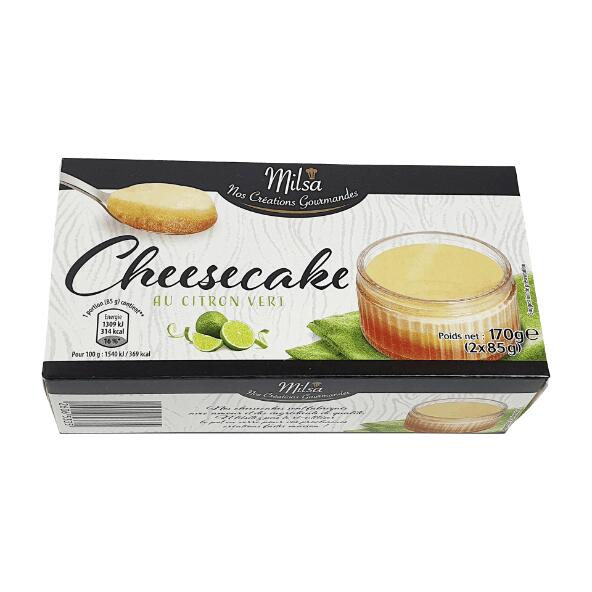 MILSA NOS CRÉATIONS GOURMANDES(R) 				Cheesecake au citron vert