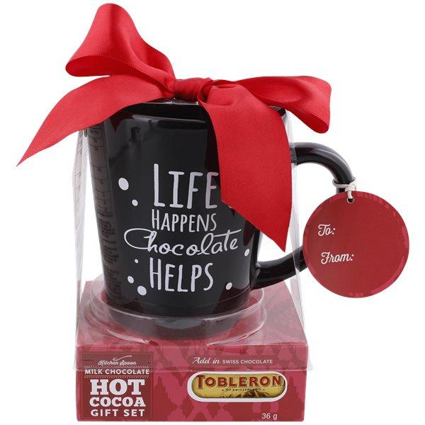 Kit chocolat chaud dans mug