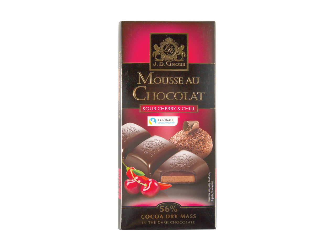 Ciocolată cu umplutură mousse