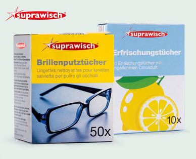 SUPRAWISCH Brillenputztücher/ Erfrischungstücher