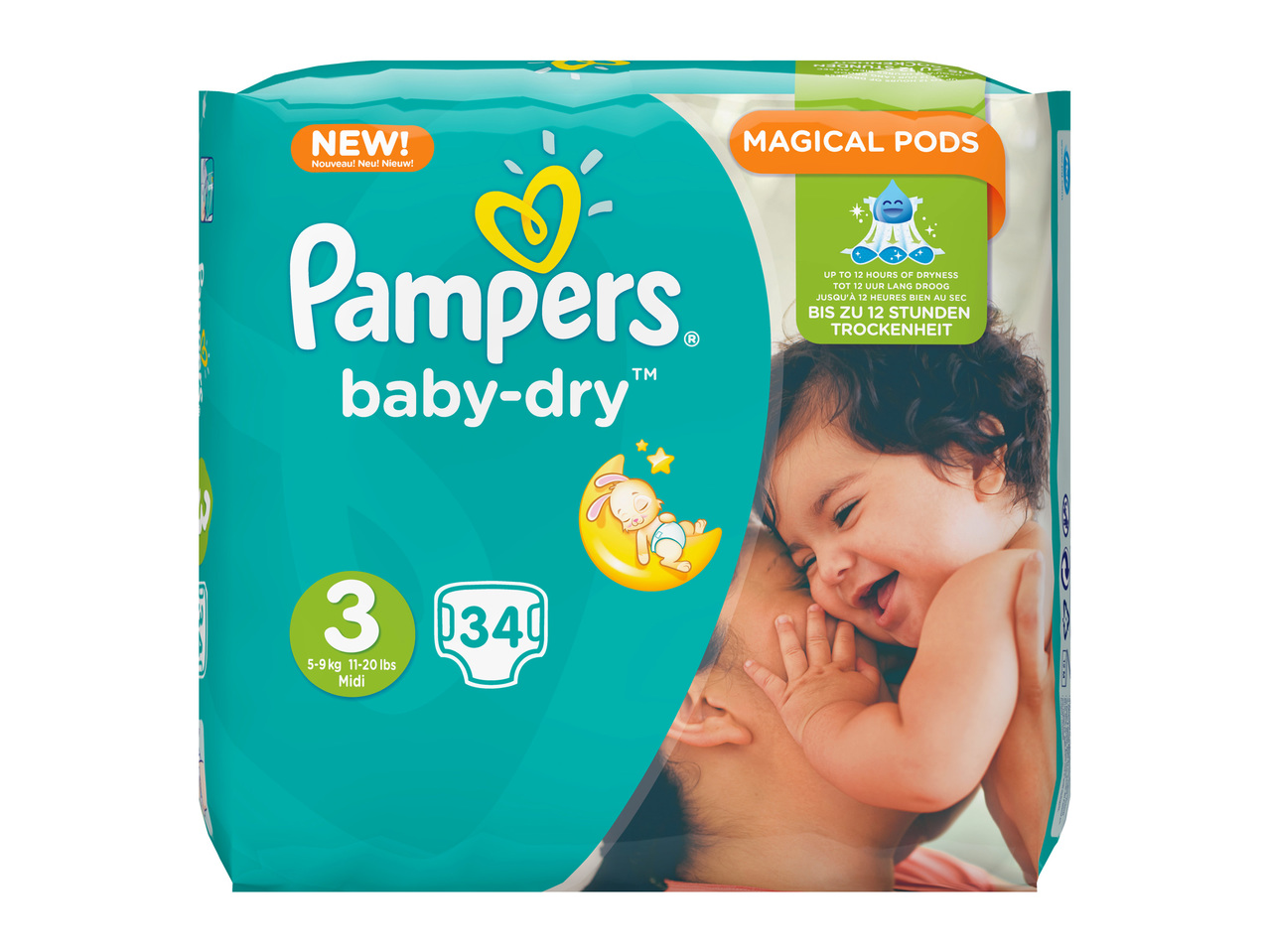 Pampers couches Baby Dry