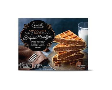 Specially Selected Chocolate Or Cherry Filled Waffles Aldi Usa