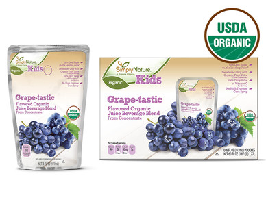 SimplyNature Organic Juice Pouches