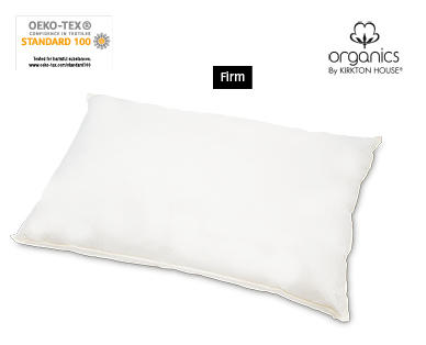 Organic Cotton Cover Pillow with REPREVE(R) Filling
