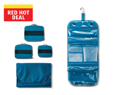 Skylite 3-Piece Packing Cubes or Hanging Cosmetic Bag