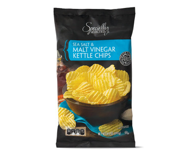 Specially Selected Sea Salt & Malt Vinegar Kettle Chips