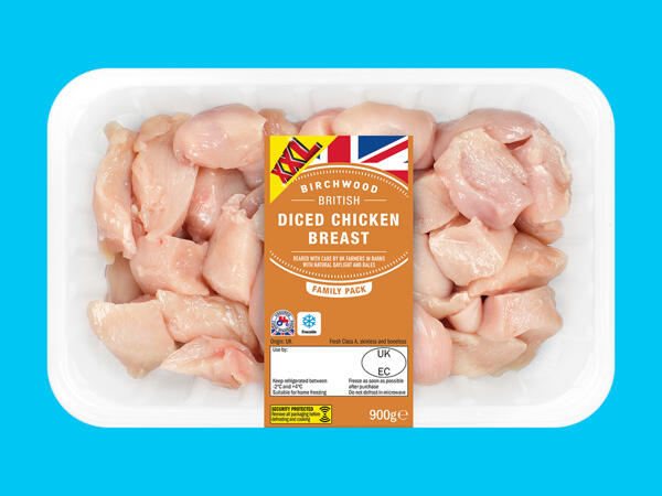 Birchwood Diced British Chicken Breast
