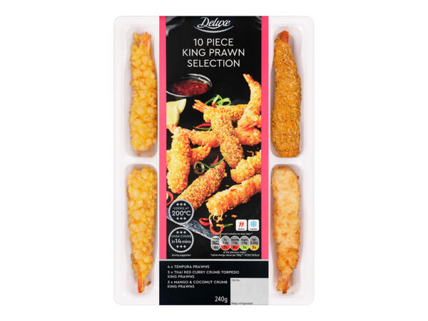 Deluxe 10-Piece King Prawn Selection