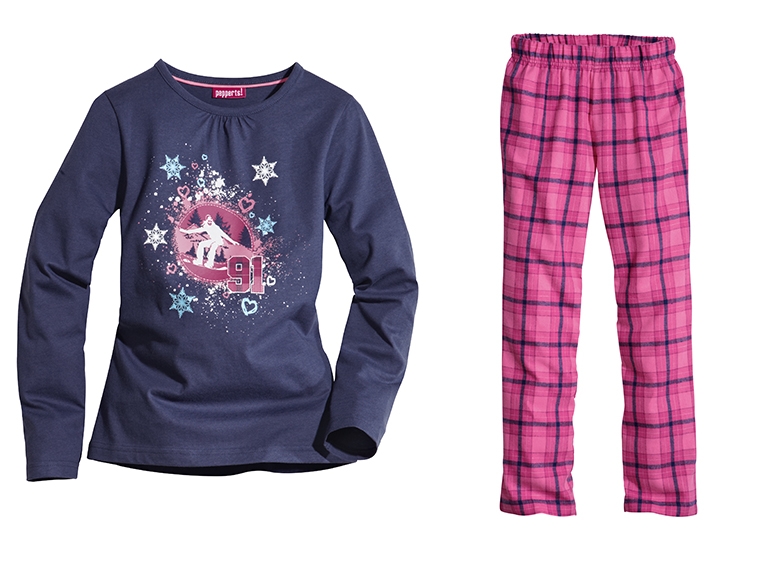 Pijama din flanel, fete / băieţi, 6 - 12 ani, 3 modele