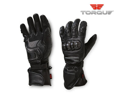Carbon Knuckle Leather Gloves