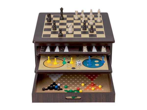10-in-1 Wooden Game Collection