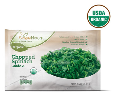 SimplyNature Organic Chopped Spinach