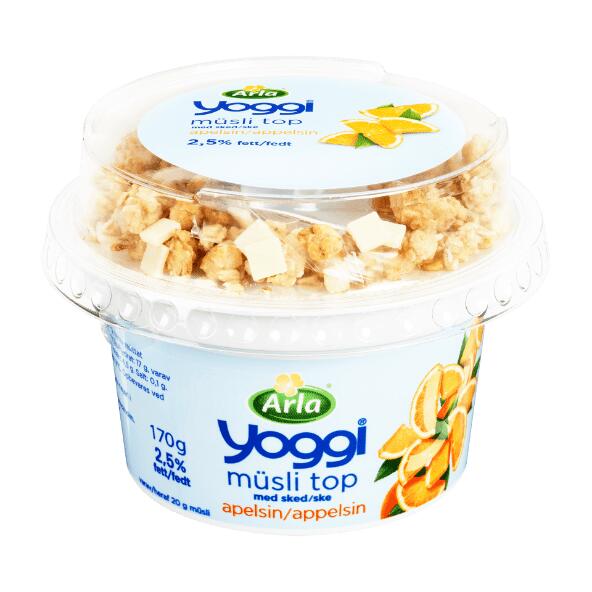 YOGGI 	 				Yoghurt med müslitop