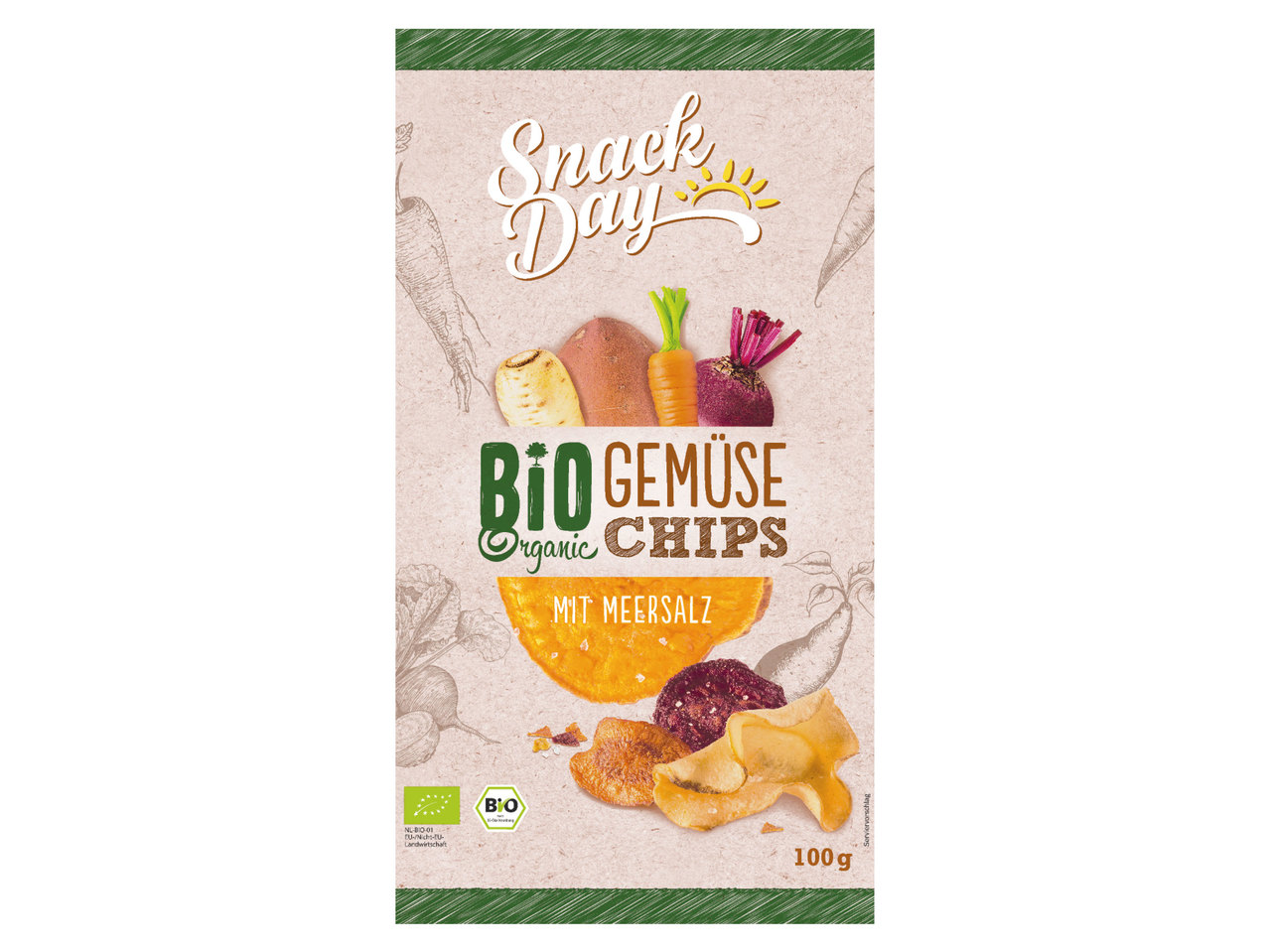 SNACK DAY Bio-Gemüse-Chips