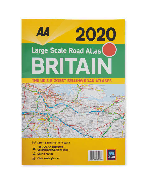 AA Large Scale 2020 Road Atlas