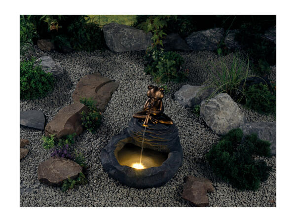 Melinera Light-Up Garden Water Fountain