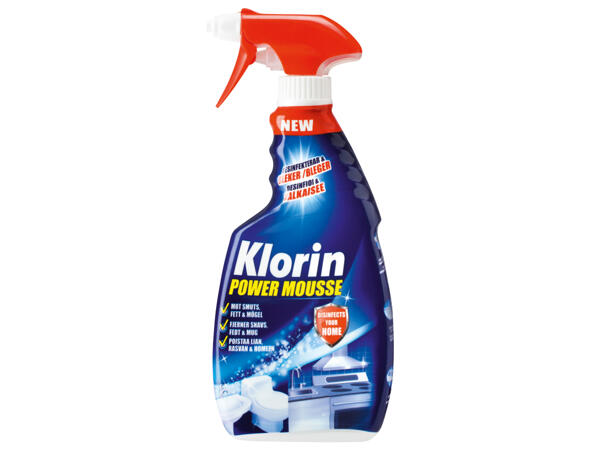Klorin Power Mousse Spray -puhdistusvaahto