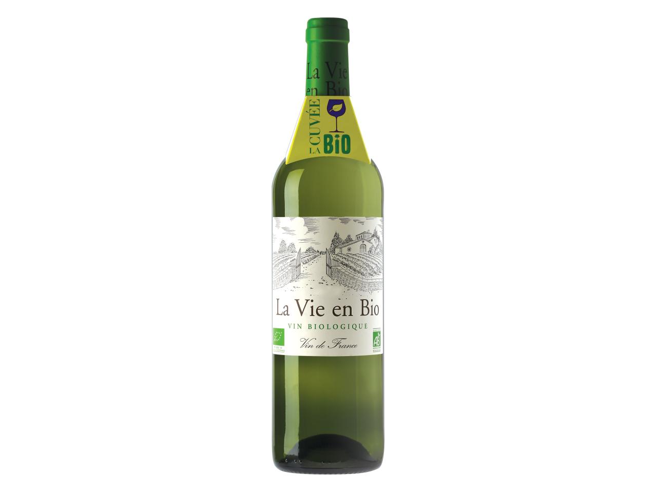 Vin de France blanc Bio1