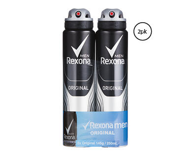 Rexona Antiperspirant Deodorant Aerosol 2 x 145g
