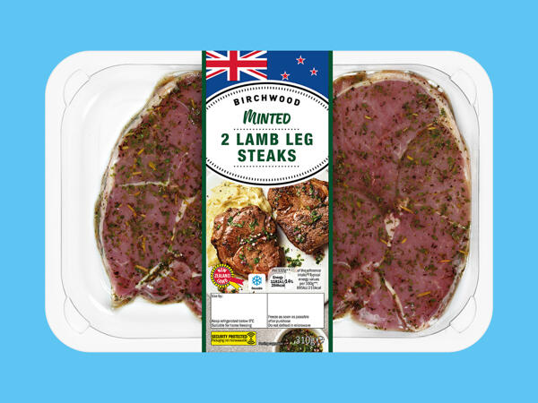 Birchwood 2 Minted Lamb Leg Steaks