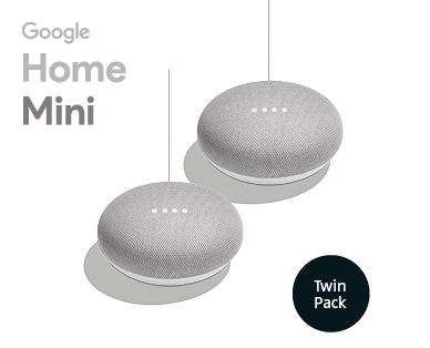 Google Home Mini Twin Pack