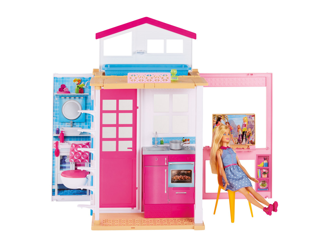 Mattel Barbie 2-Floor Holiday House1
