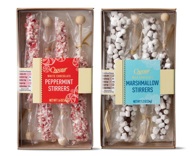 Choceur Peppermint or Marshmallow Stirrers