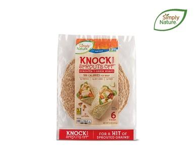 Simply Nature Knock Your Sprouts Off Sprouted 7 Grain Wraps