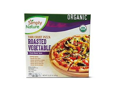 Simply Nature Organic Pizza Spinach & Feta or Roasted Vegetable