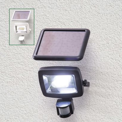 Spot LED à panneau solaire et détecteur