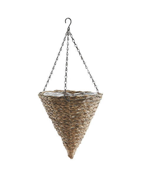 12" Dark Cone Hanging Basket