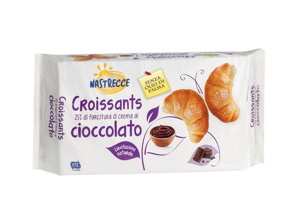 Chocolate Cream Croissants