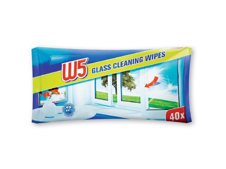 W5 Glass Cleaning Wipes