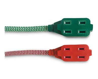 Easy Home Fabric Extension Cords or Power Strip
